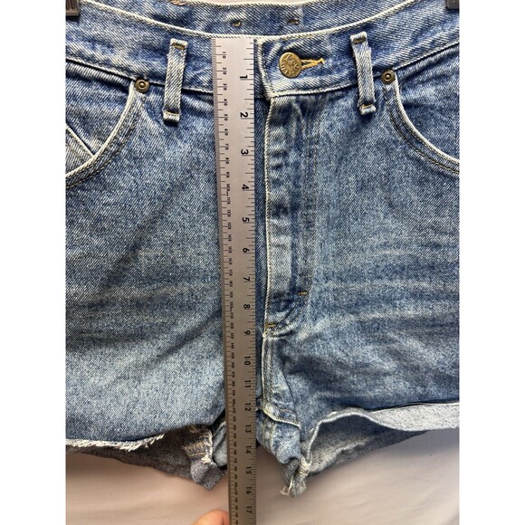 High Waisted Jean Shorts Lot Of 3 Mom Jeans Cuffed Button Front Size 9/10 - Picture 15 of 16